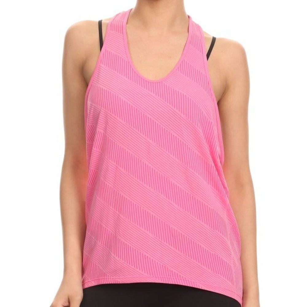 Love Racerback Activewear Tank by ShoActive ~Pink